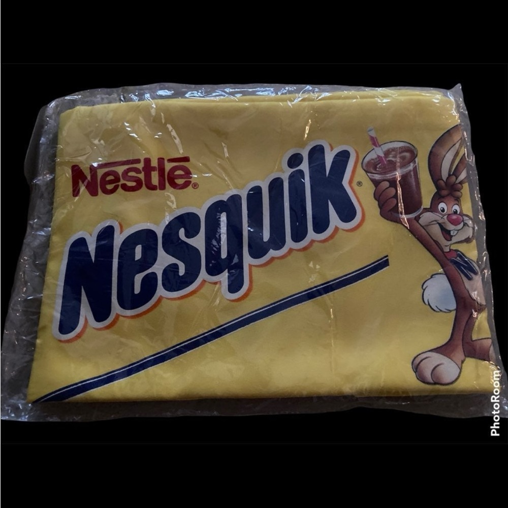 Nesquik by Nestles promotional table cloth.